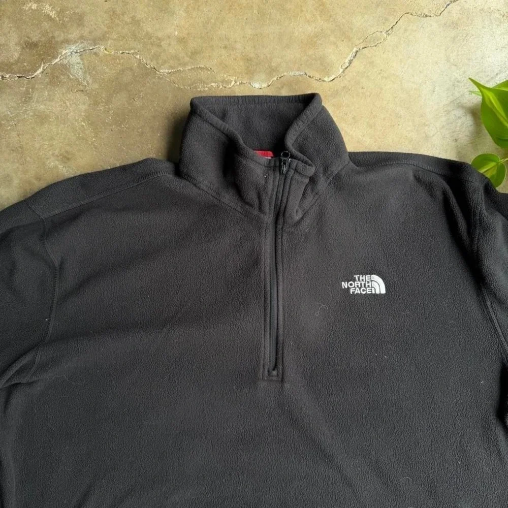 Vintage The North Face black quarter zip fleece
